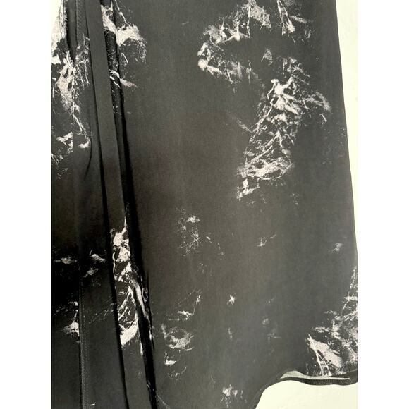 Gothic Asymmetrical Black & White Dress -Size 8 H&M - Picture 10 of 13